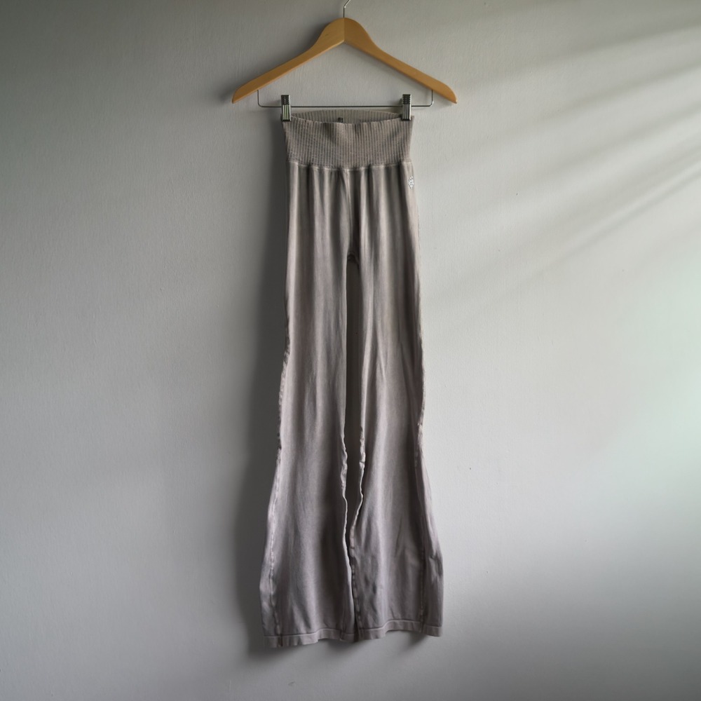 Free People Movement Prajna Flare Leggings Women XS/S Taupe Balletcore Yoga